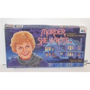 Murder, She Wrote Vintage Game of Stategy & Pursuit 1985 Warren Brand
